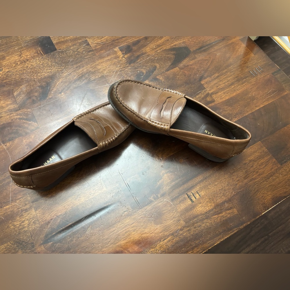 Cole Haan Brown Leather Loafers